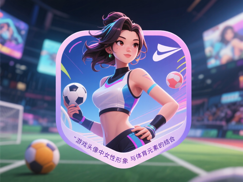 游戏头像女人见人爱体育 (游戏头像女人见人爱，展现体育魅力与风采！）